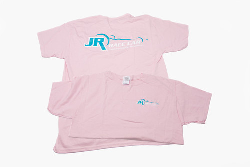 JR Race Car YOUTH T-Shirt - Pink & Teal Logo