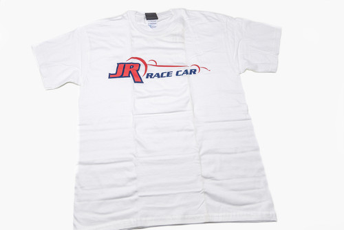 JR Race Car Adult T-shirt Red Logo