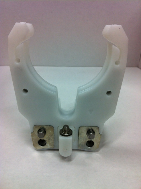 HSK 63F CNC Tool Holder Fork

Fits all HSK63F tool holders.

Molded Plastic with metal insert for Rigidity and Locking pin for Aggregates.

Fits all HSK 63F tool holders with HSD SPINDLES

Including: Biesse, Multicam, Northwood, Onsrud, CNC Factory, Techno-Isel, Laguna, Freedom CNC and many others.

Biesse Part #1705A0123