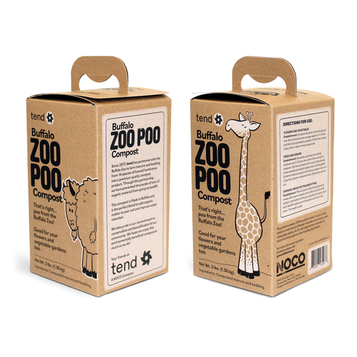 Buffalo Zoo Poo Compost - 3lb Box