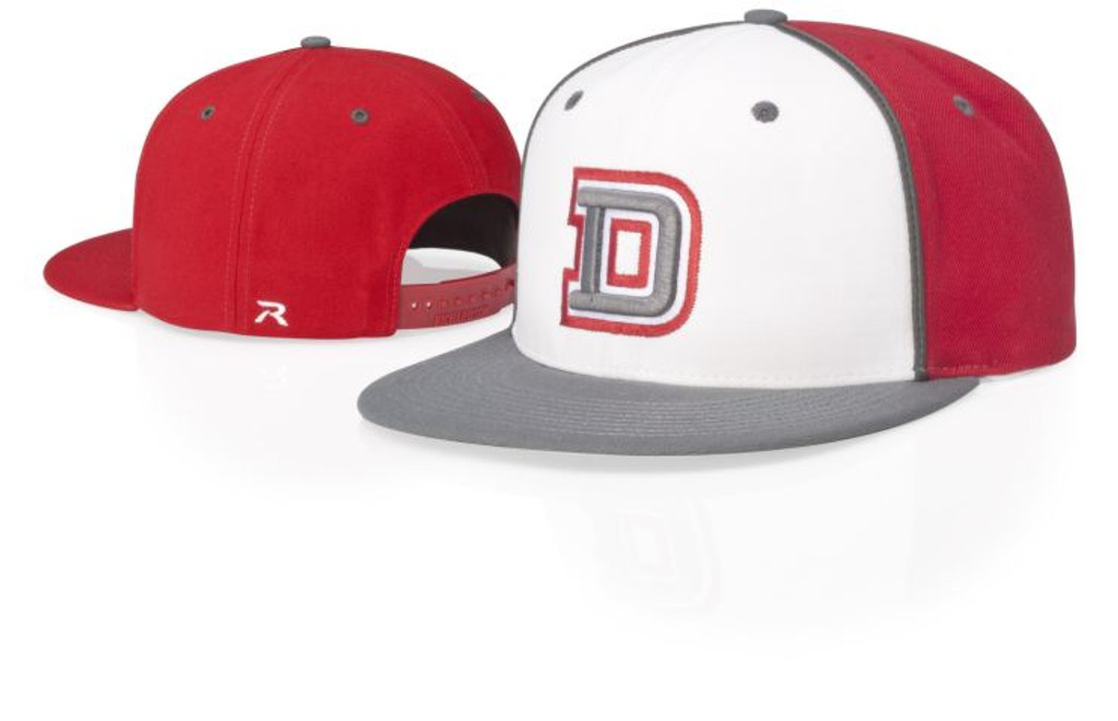 red c fitted hat