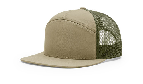 Richardson 168 7 Panel Trucker Snapback Adjustable Hat