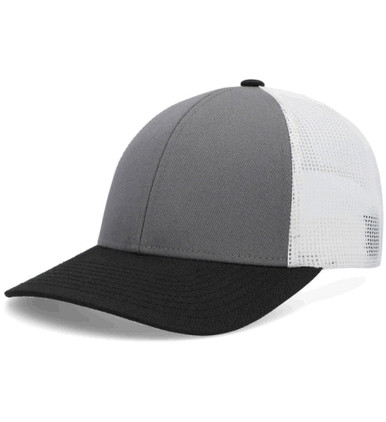 Pacific Headwear P114 Mesh Snapback Low Profile Adjustable Trucker