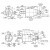 Cleco A2R302M Axial Piston Air Motor | 0.6 hp | 520 rpm | Reversible