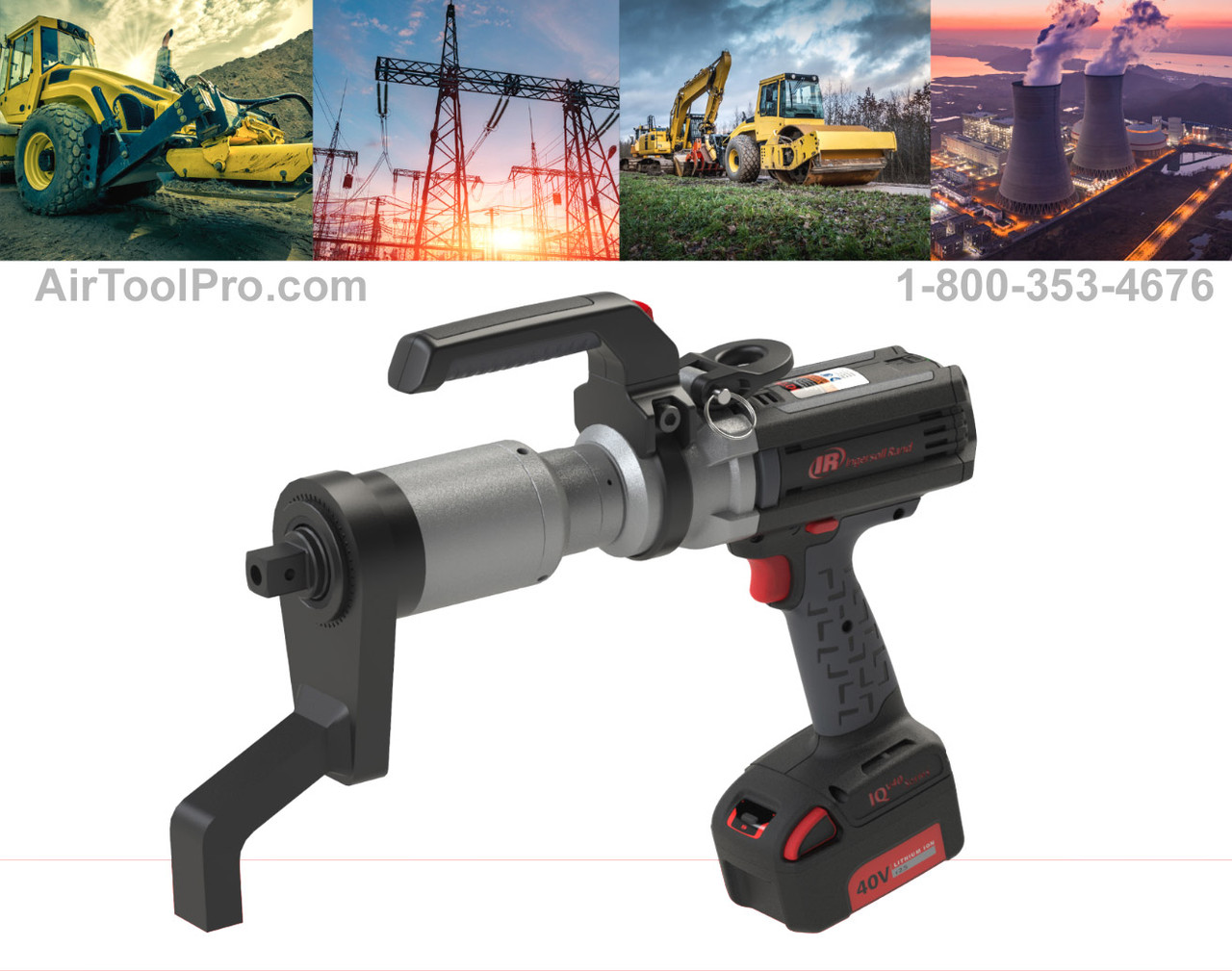 Ingersoll Rand QXXD5PT200PM12 QX Series 40V Cordless Torque Multiplier