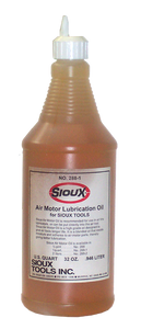 Sioux Tools 288-1 Air Motor Lubrication Oil | 1 Quart Bottle Capacity | For Air Tools