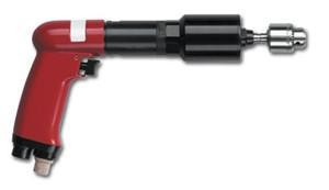 T500-P600 by Desoutter Industrial Tools Pneumatic tapping tool. Pistol grip. 
.68 HP, 600 RPM free speed, 1200 RPM reverse. MAX tapping torque M12 in aluminum, M10 Steel
