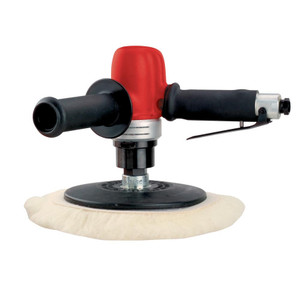 Sioux Tools 1292L Vertical Polisher | 1 HP | 8" Pad | 3,000 RPM | Side Exhaust | Lever Throttle