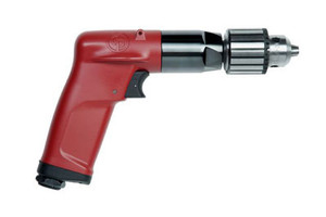 Image of the Chicago Pneumatic CP1014P33 1/4" Pneumatic Drill | Key Chuck | 0.5 HP | 3,300 RPM | 2.6 (ft-lb) Stall Torque | 6151580030, part number 6151580030.