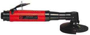 Image of the Chicago Pneumatic CP3109-13A4ES Angle Wheel Grinder | 0.8 HP | 13,000 RPM | 4" Max Wheel Capacity | Steel Housing | 6151607040, part number 6151607040.