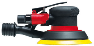 Image of the Chicago Pneumatic CP3514 Random Orbital Palm Sander | 0.3 HP | 5" Pad | 3/16" | 12,000 RPM | Central Vacuum | 6151933514, part number 6151933514.