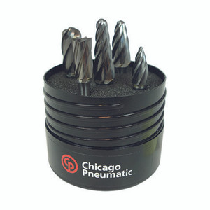 Burr KIT Aluminum 6mm Shank 5PC by CP Chicago Pneumatic - 8940171788 available now at AirToolPro.com
