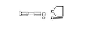 Asphalt Cutter Shank Hex 5/8" by CP Chicago Pneumatic - 6158044410 available now at AirToolPro.com
