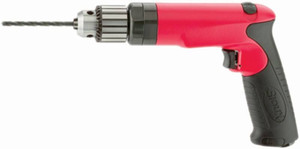 Sioux Tools SDR10P40N3 Non-Reversible Pneumatic Drill | 1 HP | 4000 RPM | 3/8" Keyed Chuck