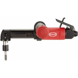 Image of the Sioux Tool 1/4" Right Angle Extended Metal Body Die Grinder | SAGS1AX18G | 1HP | 18,000 RPM, part number SAGS1AX18G.