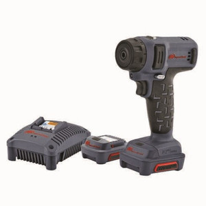 Image of the Ingersoll Rand D1410-K2 Cordless Screwdriver Tool Kit | 1/4" Hex Drive | 205 in-Lbs, part number D1410-K2.