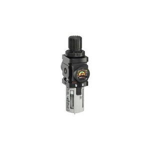 Image of the ARO P39114-624 Relieving Piggyback Filter-Regulator | 1000 Series | 1/8" Port Size | Metal Bowl with Gauge | 43 SCFM, part number P39114-624.