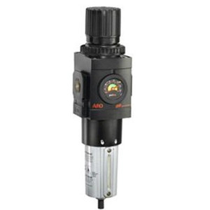 Image of the ARO P39464-610 Relieving Piggyback Filter-Regulator | 3000 Series | 1" Port Size | Metal Bowl with Gauge | 250 SCFM, part number P39464-610.