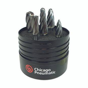 Burr KIT Aluminum 1/4" Shank 5PC by CP Chicago Pneumatic - 8940172243 available now at AirToolPro.com
