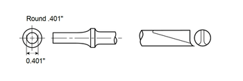 Bushing Splitter Shank Round .401" by CP Chicago Pneumatic - A046052 available now at AirToolPro.com