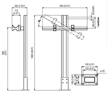 DTH TWIN rail kit by Desoutter - 6158114125