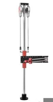 STAND D53-25 BASE ASSEMBLY (shown with optional tool holder 384793 and screwdriver)