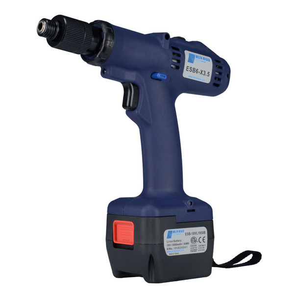 Delta Regis ESB6-X6 Cordless Electric Screwdriver | External Torque Adjustment | 18-53 in.lbs. | 650-1000 rpm