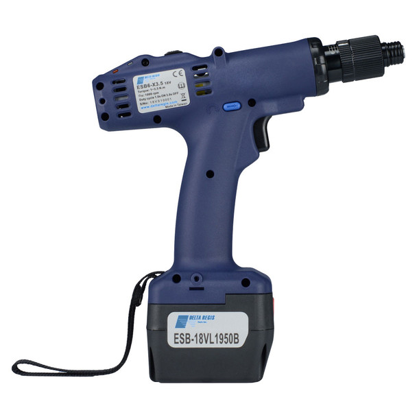 Delta Regis ESB6-X9 Cordless Electric Screwdriver | External Torque Adjustment | 27-79 in.lbs. | 650-1000 rpm