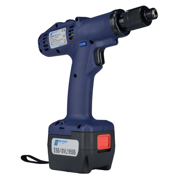 Delta Regis ESB6-X12 Cordless Electric Screwdriver | External Torque Adjustment | 53-106 in.lbs. | 570-880 rpm