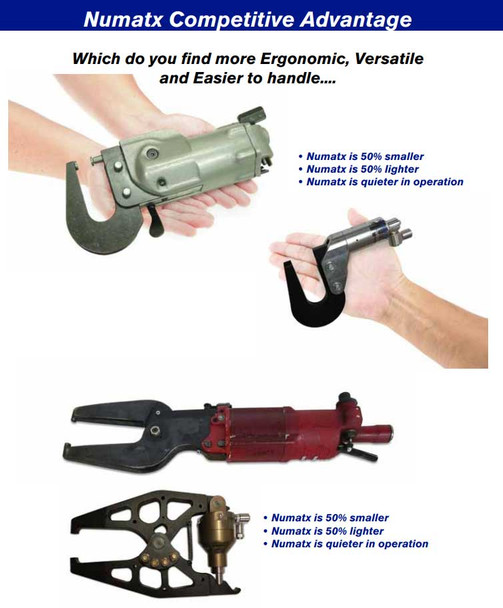 Numatx Rivet Squeezer Competitive Advantages