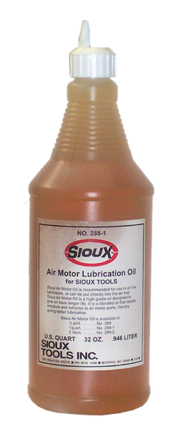 Sioux Tools 288-1 Air Motor Lubrication Oil | 1 Quart Bottle Capacity | For Air Tools