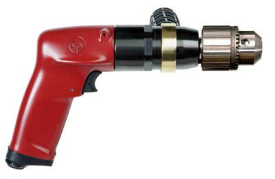 Image of the Chicago Pneumatic CP1117P09 1/2" Pneumatic Air Drill | Key Chuck | 1 HP | 900 RPM | 14.2 (ft-lb) Stall Torque | 6151580150, part number 6151580150.