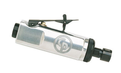 Image of the Chicago Pneumatic CP860 Straight Die Grinder | 0.54 HP | 24,000 RPM | 1/4" Collet Capacity | Rear Exhaust | T019704, part number T019704.