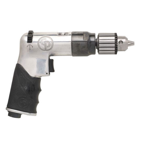 Image of the Chicago Pneumatic CP789R-26 3/8" Pneumatic Air Drill | Key Chuck | 0.43 HP | 2,600 RPM | 3.1 (ft-lb) Stall Torque | T025180, part number T025180.