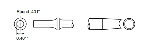 Rivet Removal Shank Round .401" by CP Chicago Pneumatic - A046087 available now at AirToolPro.com