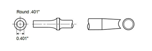 Rivet Removal Shank Round .401" by CP Chicago Pneumatic - A046088 available now at AirToolPro.com