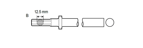 Blank Chisel Shank Hex 12,5mm by CP Chicago Pneumatic - 6150460240 available now at AirToolPro.com
