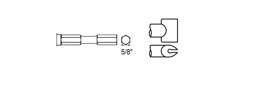 Comb Holder Shank Hex 5/8" by CP Chicago Pneumatic - 6150029030 available now at AirToolPro.com