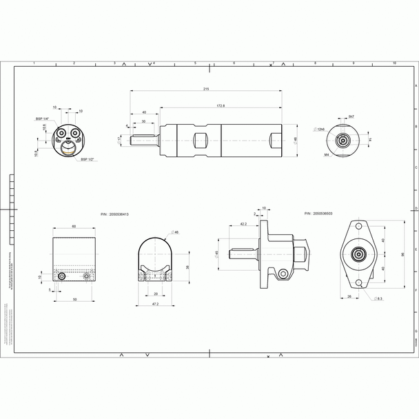 Desoutter MR8401-3200-K-ATEX Air Motor | 0.84 hp | 3200 rpm | Reversible