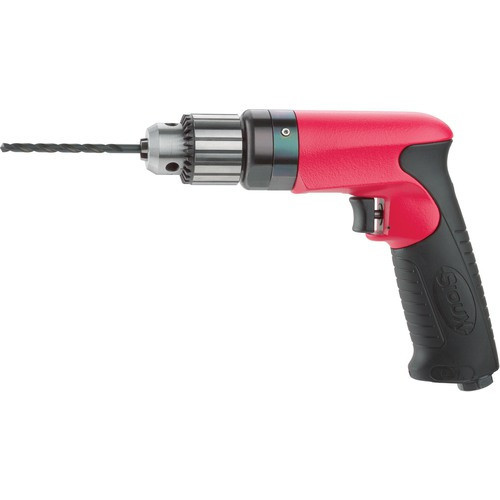 Sioux Tools  SDR6P60N2 Non-Reversible Pneumatic Drill | 0.60 HP | 6000 RPM | 1/4" Keyed Chuck