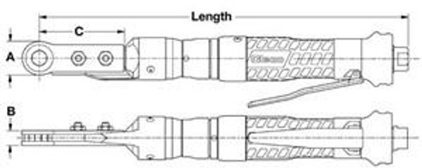 Cleco Ratchet Wrench Clutch Type 41NDR130H16