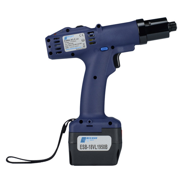 Delta Regis ESB6-X3.5F Cordless Electric Screwdriver | External Torque Adjustment | 9-30 in.lbs. | 1300-2000 rpm