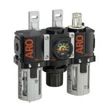 Ingersoll Rand ARO C381B1-800 Filter, Regulator, Lubricator (FRL) 1/4" NPT | 46 CFM | Manual Drain