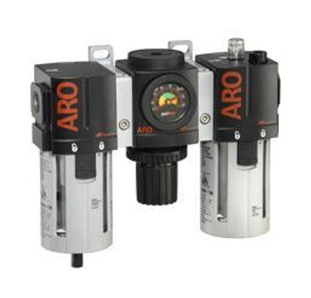 Ingersoll Rand ARO C383C1-810 Filter, Regulator, Lubricator (FRL) 3/8" BSP | 99 CFM | Auto Drain | AirToolPro | Main Image