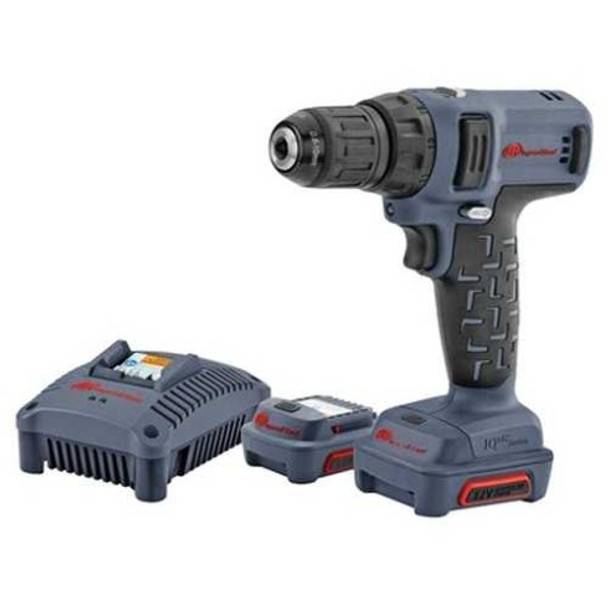 Ingersoll Rand D1130-K2 Cordless Drill Driver Tool Kit | 3/8" Chuck Drive | 205 in-Lbs