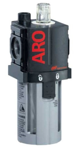 Image of the ARO L36221-100 Lubricator | 1500 Series | 1/4" Port Size | Polycarbonate Bowl with Guard | 51 SCFM, part number L36221-100.