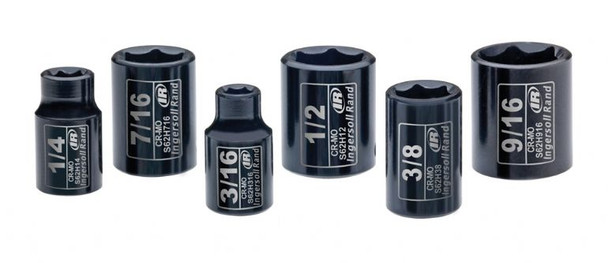 Ingersoll Rand SK2H6 SAE 1/4" DRIVE SOCKETS , 6 PC image at AirToolPro.com
