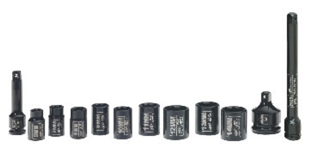 Ingersoll Rand SK2M12 12 PIECE, 1/4" DRIVE METRIC SOCKET SET image at AirToolPro.com