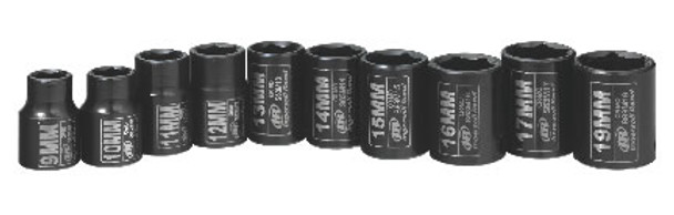 Ingersoll Rand SK3M10 10 PIECE, 3/8" DRIVE METRIC SOCKET SET image at AirToolPro.com