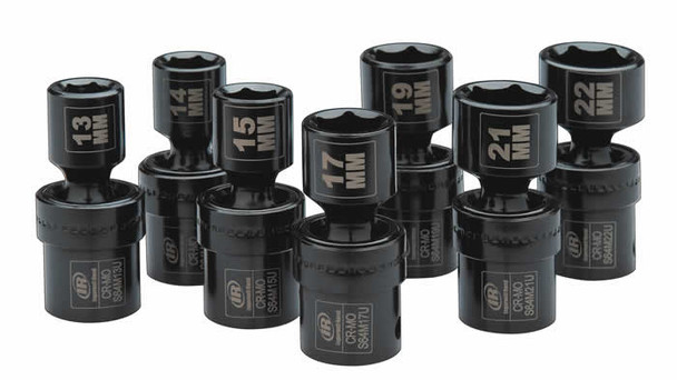 Ingersoll Rand SK4M7U 1/2"DRIVE UNIVERSAL METRIC SET, 7 PIECE image at AirToolPro.com